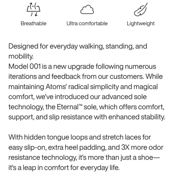 Atoms Model 001 Sneaker Limited Edition Bright White Women's 7 - Picture 11 of 14